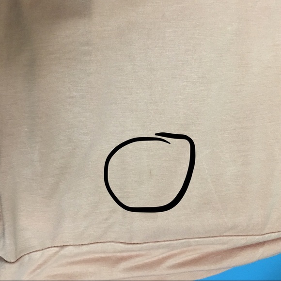 Papaya Sleeveless Peach Top w/ Ruffled V-neck Med - Picture 7 of 7